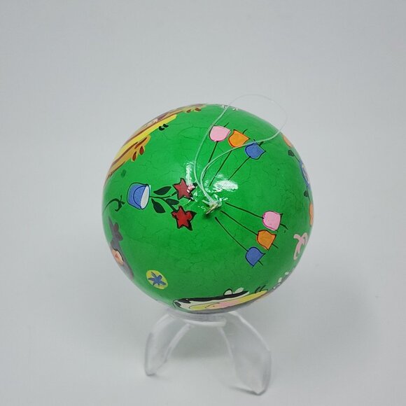 Crate & Barrel Twelve Days Of Christmas Ornament Day 8 Maids a Milking VTg 3" - Picture 5 of 6